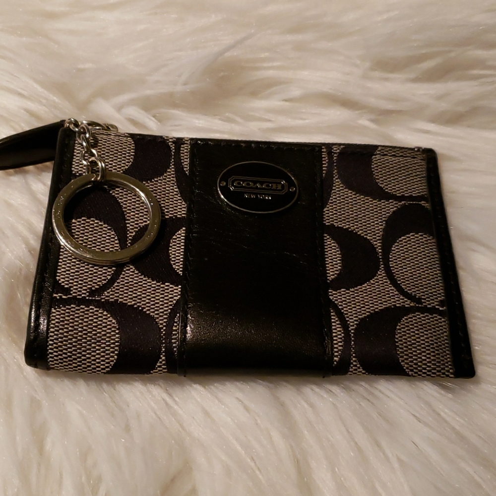 Coach Coin / Card Holder w/ keyring